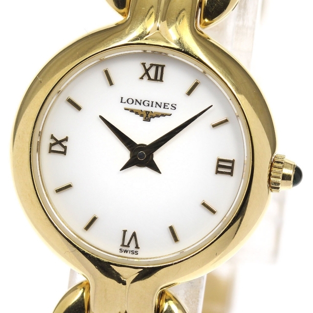 【即納&大特価】 - LONGINES ロンジン 【中古】 レディース クォーツ L6.120.2 ラウンド  腕時計