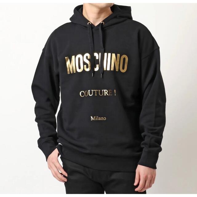 モスキーノ パーカー ブラック 46 MOSCHINO フーディー