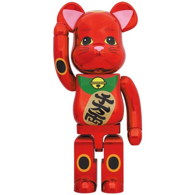 BE@RBRICK(ベアブリック)のBE@RBRICK 招き猫 梅金メッキ 1000% エンタメ/ホビーのフィギュア(その他)の商品写真