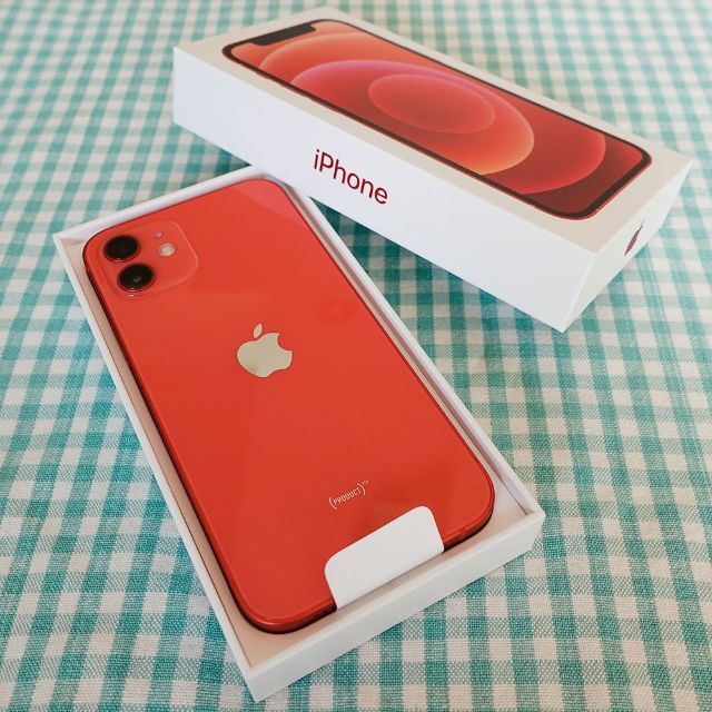 【新品 未使用】iPhone12 本体64GB レッド