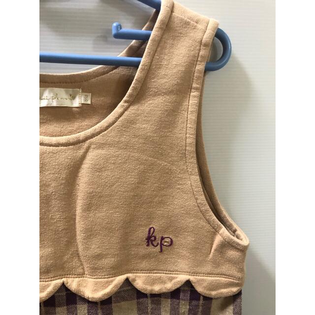 KP(ニットプランナー)のKP１４０(^^)2038 キッズ/ベビー/マタニティのキッズ服女の子用(90cm~)(ワンピース)の商品写真