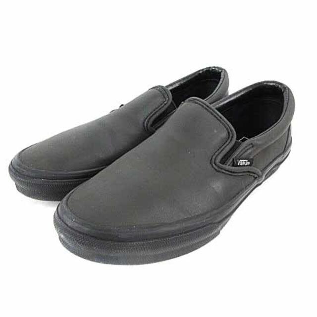 バンズ V98LEADER SLIP ON スリッポン シューズ 黒 25.5