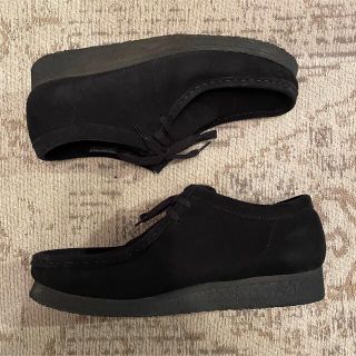 クラークス(Clarks)の26.5cm clarks wallabee black suede(ブーツ)