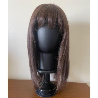 アクアドール(AQUADOLL)のヴィーナス Aライン大人ワンカールセミロング人毛MIXウィッグ [pwm003](その他)