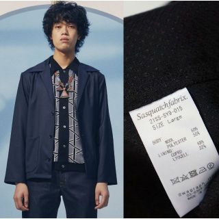 美品 21SS Sasquatch fabrix セットアップ 黒 1229L▲