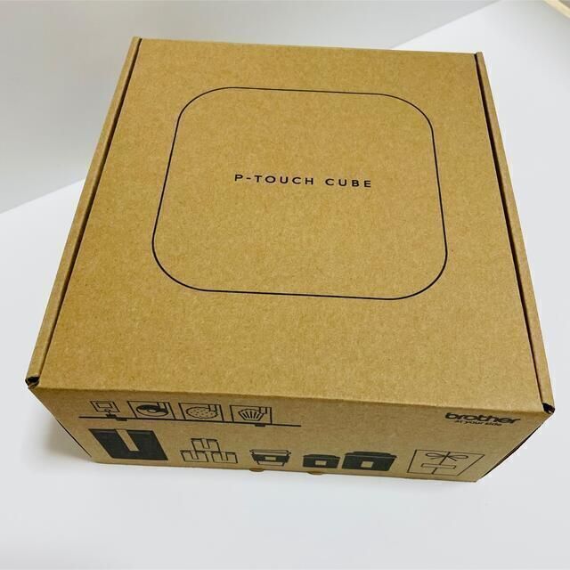 brother(ブラザー)の【新品】ブラザー PT-P710BT ラベルライター P-TOUCH CUBE インテリア/住まい/日用品の文房具(テープ/マスキングテープ)の商品写真