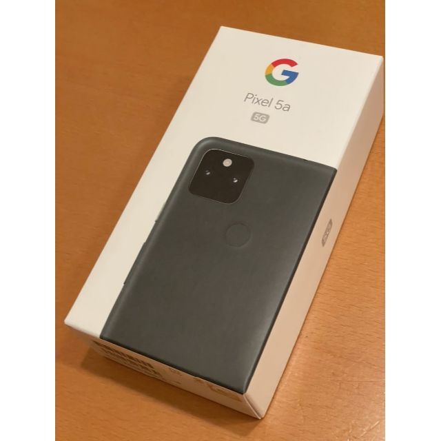 Google Pixel(グーグルピクセル)の新品未使用 Google Pixel5a 5G Mostly Black スマホ/家電/カメラのスマートフォン/携帯電話(スマートフォン本体)の商品写真