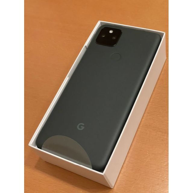 Google Pixel(グーグルピクセル)の新品未使用 Google Pixel5a 5G Mostly Black スマホ/家電/カメラのスマートフォン/携帯電話(スマートフォン本体)の商品写真