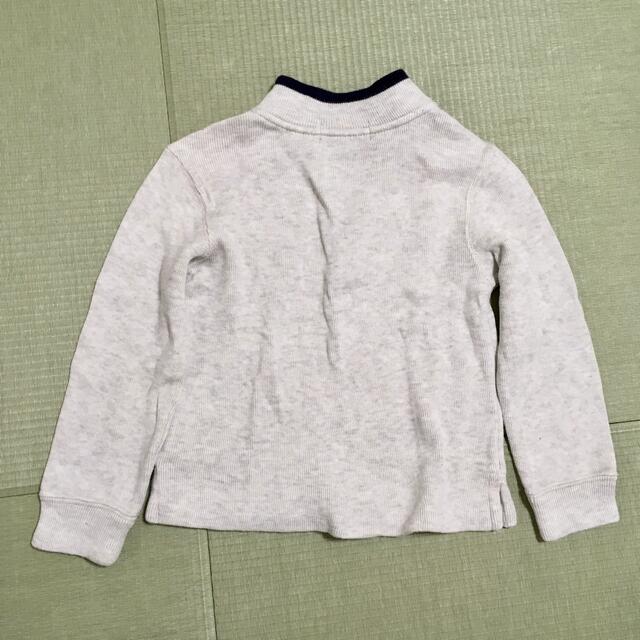 POLO RALPH LAUREN(ポロラルフローレン)のPOLOラルフローレン　長袖薄手白トップス　110　 キッズ/ベビー/マタニティのキッズ服男の子用(90cm~)(Tシャツ/カットソー)の商品写真