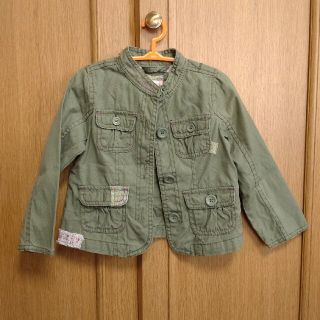 ギャップキッズ(GAP Kids)のGAP95cmカーキ色コットンジャケット(ジャケット/上着)