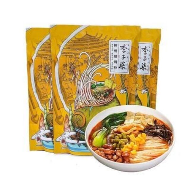 10袋 李子柒螺蛳粉 螺蛳粉 李子柒 螺丝粉 ルオスーフェン10パック 食品/飲料/酒の食品(麺類)の商品写真