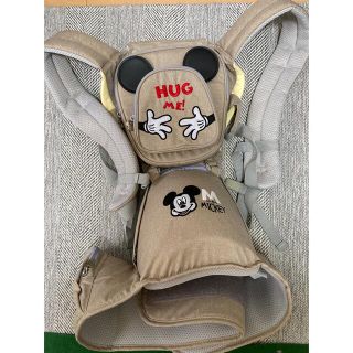 ディズニー(Disney)の【みーにゃ様専用】ディズニーミッキーヒップシート(抱っこひも/おんぶひも)