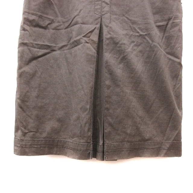 COUP DE CHANCE(クードシャンス)のクードシャンス タイトスカート ひざ丈 麻混 リネン混 34 茶 ブラウン レディースのスカート(ひざ丈スカート)の商品写真
