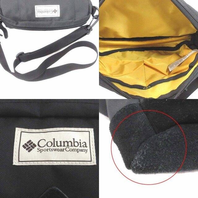Columbia(コロンビア)のコロンビア ショルダーバッグ ミニ キャンバス 切替 スエード 黒 ブラック レディースのバッグ(ショルダーバッグ)の商品写真