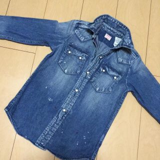 デニムダンガリー(DENIM DUNGAREE)のnokonoko様専用  DENIM&DUNGAREE☁︎デニムシャツ130cm(ブラウス)