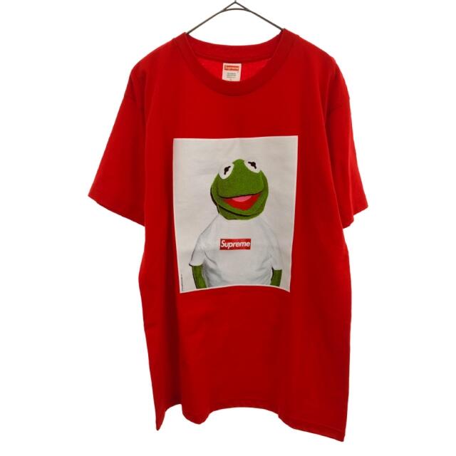 215センチ表記サイズSUPREME シュプリーム 08SS Kermit the frog Tee Box Logo カーミットボックスロゴ半袖Tシャツ レッド