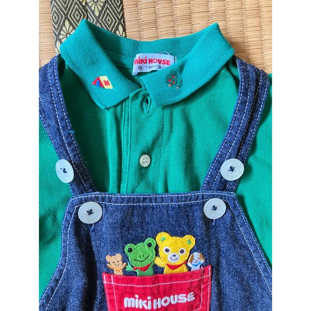 セットで mikihouse - 新品同様ミキハウス オーバーオール+プッチー