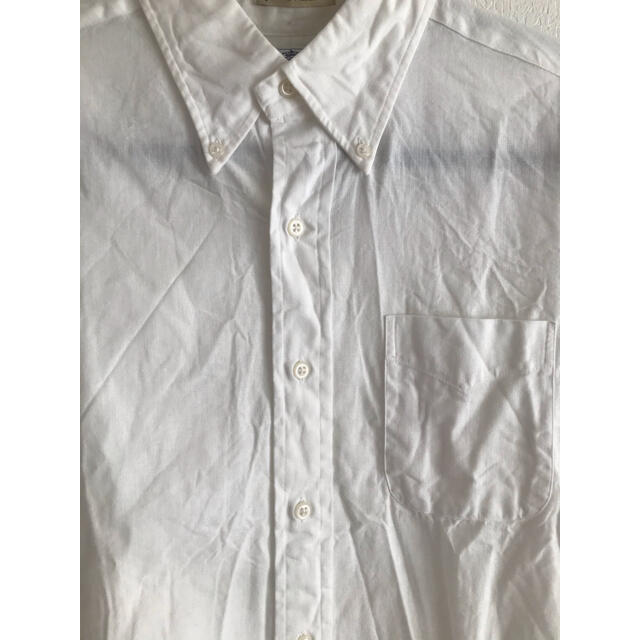 JS別注　Gambert custom shirt ボタンダウンシャツ　シロ
