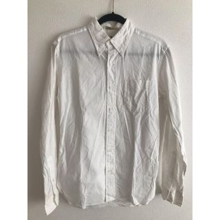 ジャーナルスタンダード(JOURNAL STANDARD)のJS別注　Gambert custom shirt   ボタンダウンシャツ　シロ(シャツ)