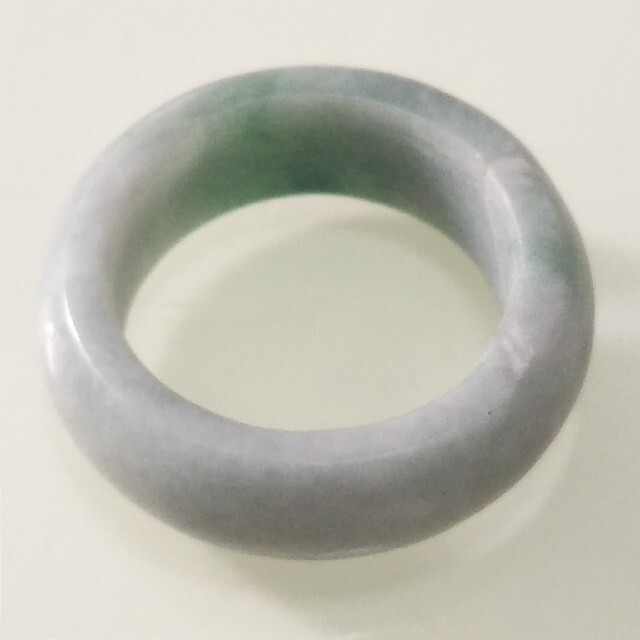 No.0809 硬玉翡翠の指輪 ◆ 糸魚川 コン沢産 緑 ◆ 天然石 2