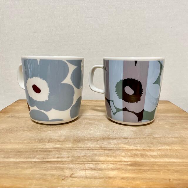 marimekko(マリメッコ)のmarimekko マリメッコ　完売＋新作UNIKKOマグカップ　2点新品送料込 インテリア/住まい/日用品のキッチン/食器(グラス/カップ)の商品写真