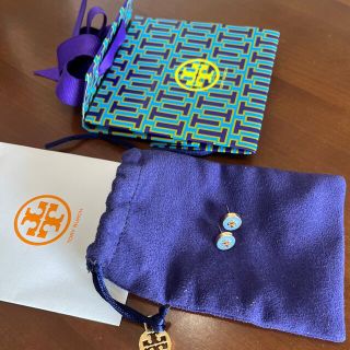 トリーバーチ(Tory Burch)のトリーバーチピアス　本体のみ　お色ターコイズ(ピアス)