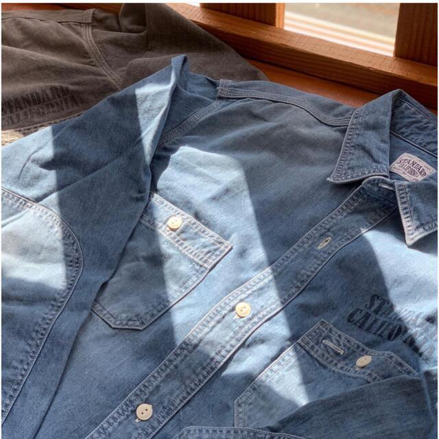 STANDARD CALIFORNIA(スタンダードカリフォルニア)の【即完売】　SD Denim Work shirt Mサイズ メンズのトップス(シャツ)の商品写真