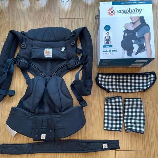 エルゴベビー(Ergobaby)のエルゴベビー抱っこ紐ergobaby OMNI360ブラック美品おまけ付き(抱っこひも/おんぶひも)