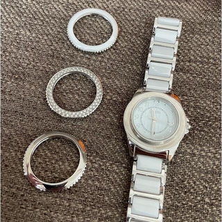 フォリフォリ(Folli Follie)のフォリフォリ　腕時計　着せ替え3wayタイプ　ホワイト(腕時計)