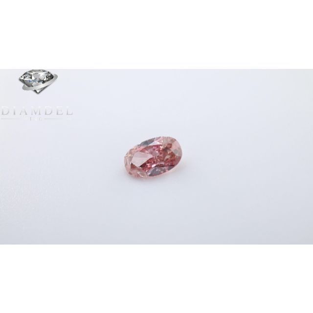 ピンクダイヤモンドルース/ F.VIVID PINK/ 0.219 ct.