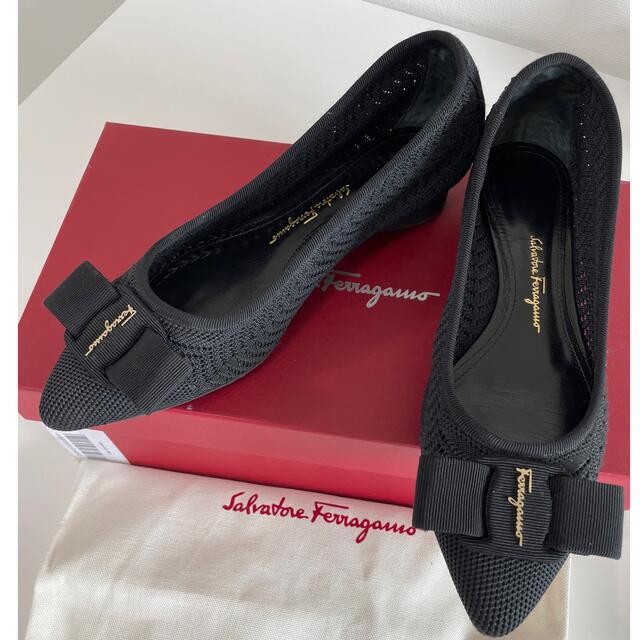 Salvatore Ferragamo - フェラガモ 2022年購入 パンプス 36.5黒 極美品