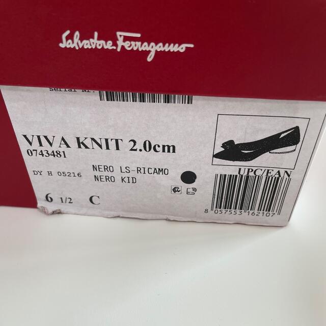Salvatore Ferragamo - フェラガモ 2022年購入 パンプス 36.5黒 極美品