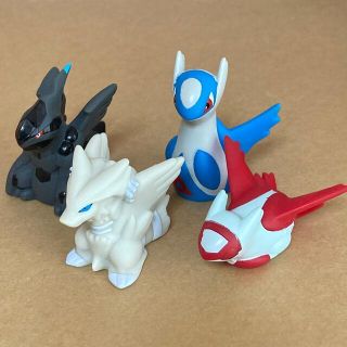 ポケモン(ポケモン)のポケモンキッズ 指人形 ゼクロム レシラム ラティオス ラティアス(キャラクターグッズ)