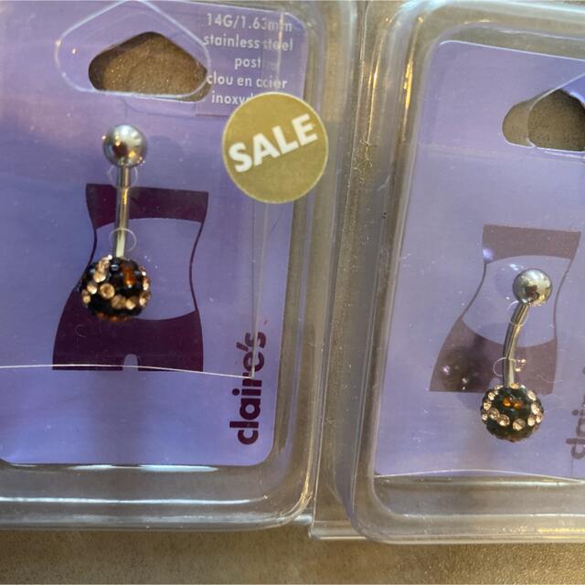 claire's(クレアーズ)のクレアーズ　へそピアス2点　ヘソピ レディースのアクセサリー(ピアス)の商品写真