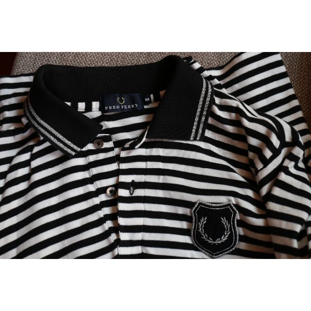 FRED PERRY(フレッドペリー)の【あんぱんにゃんこ様 専用】FRED PERRY■ニットポロシャツ▼美品 メンズのトップス(ポロシャツ)の商品写真