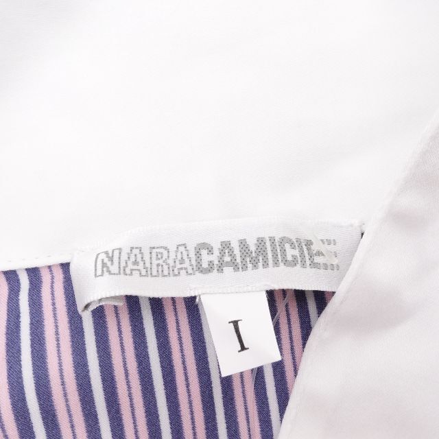 NARACAMICIE(ナラカミーチェ)のNARACAMICIE ナラカミーチェ　ブラウス　レディース　ストライプ レディースのトップス(シャツ/ブラウス(半袖/袖なし))の商品写真