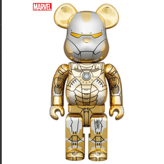 MEDICOM TOY(メディコムトイ)のBE@RBRICK SORAYAMA IRONMAN REVERSE 1000% エンタメ/ホビーのフィギュア(その他)の商品写真