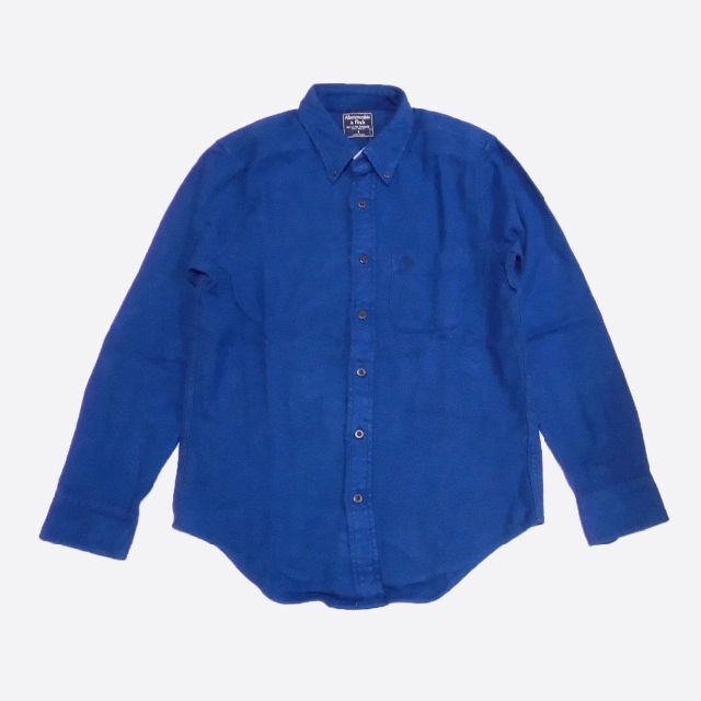 ★新品★アバクロンビー&フィッチ★ネルシャツ (Blue/S)