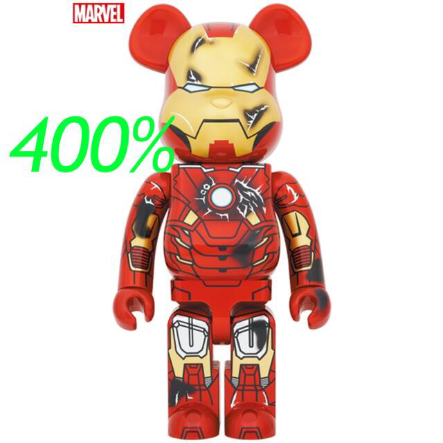 BE@RBRICK IRON MAN MARK VII DAMAGE 400％フィギュア