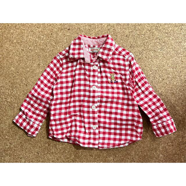 mikihouse(ミキハウス)のミキハウス  シャツ　ブラウス キッズ/ベビー/マタニティのベビー服(~85cm)(シャツ/カットソー)の商品写真