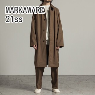 買取オンライン 18SS MARKAWARE Coatステンカラーコート Around Walk ステンカラーコート