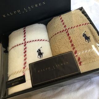 ポロラルフローレン(POLO RALPH LAUREN)のラルフローレン   ウォッシュタオル　２枚セット(タオル/バス用品)