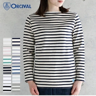 ORCIVAL - orcivalコットンロードフレンチバスクシャツ エクリュ ...