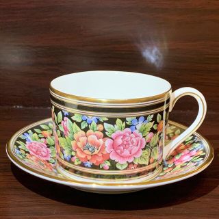 ウェッジウッド(WEDGWOOD)のWEDGWOO ウェッジウッド CLIO カップ&ソーサー1客 美品 黒壺 希少(グラス/カップ)