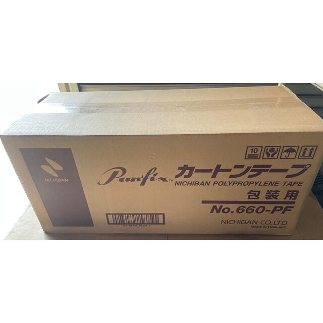 ニチバン カートンテープ 透明No.660-PF 50mm×50m 50巻 透明 テープ/マスキングテープ