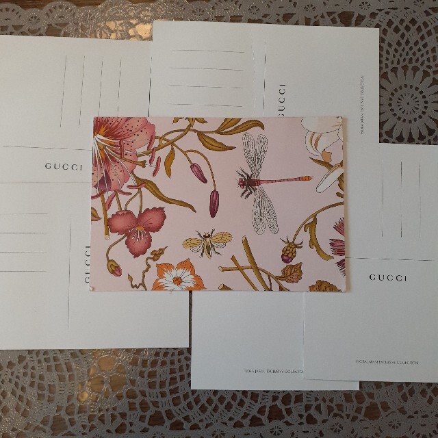 Gucci(グッチ)のGUCCI  グッチ 花のカード5枚+1枚 エンタメ/ホビーのアート用品(絵画額縁)の商品写真
