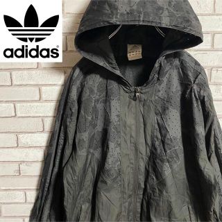 アディダス(adidas)の90s 古着 アディダス ナイロンパーカー ビッグシルエット ゆるだぼ(ナイロンジャケット)