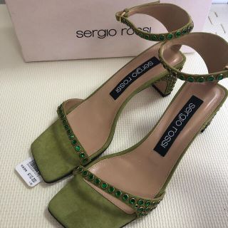 Sergio Rossi - セルジオロッシ ビジュー サンダル 39 ジミーチュウ