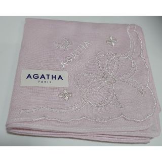 アガタ(AGATHA)のAGATHA 他 1枚  ハンカチ 薄いピンク色 2枚セット(ハンカチ)