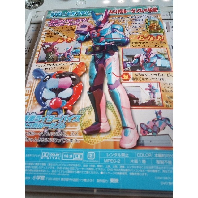 小学館(ショウガクカン)の仮面ライダーリバイス　コアラVSカンガルー結婚式のチューしんで愛をさけぶ！？ エンタメ/ホビーのDVD/ブルーレイ(日本映画)の商品写真